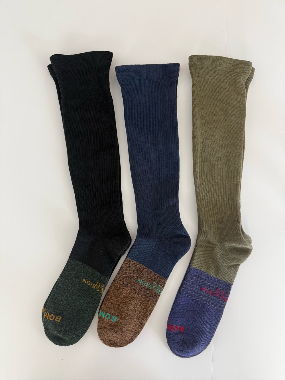 Bombas 3 pair compression socks - XL new